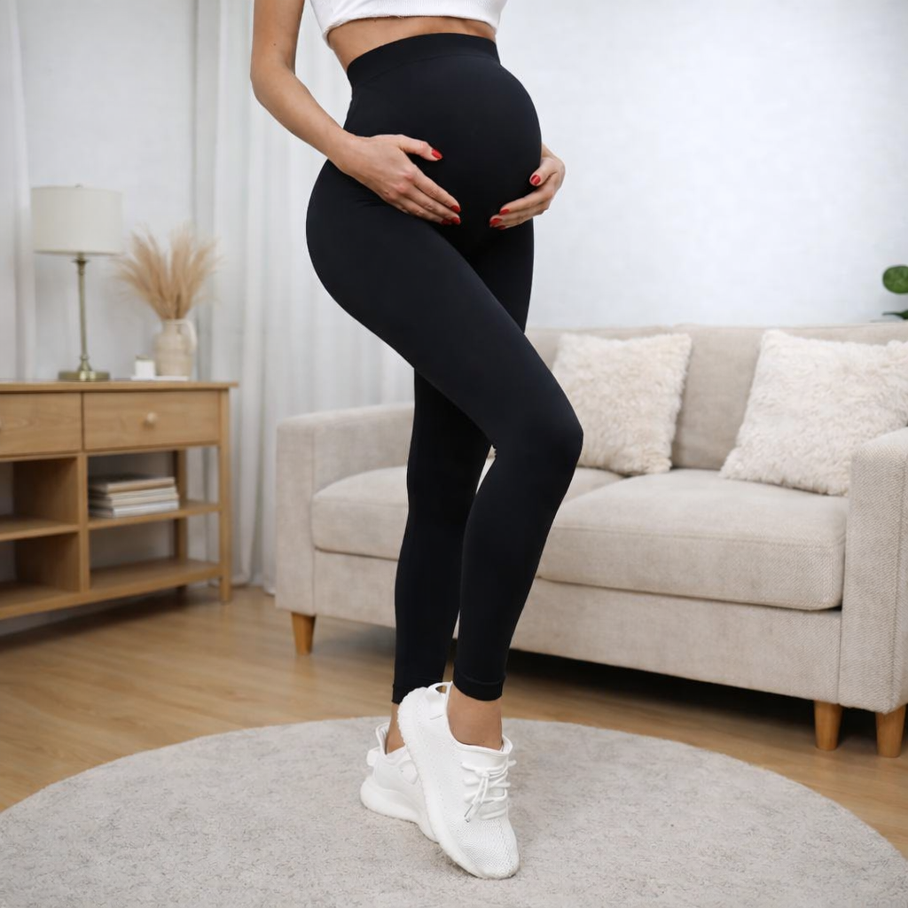 MaternityFlex Polaire – Le legging polaire ultra-confort pour futures mamans