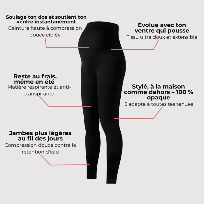 MaternityFlex™ – Le legging ultra-confort pour futures mamans