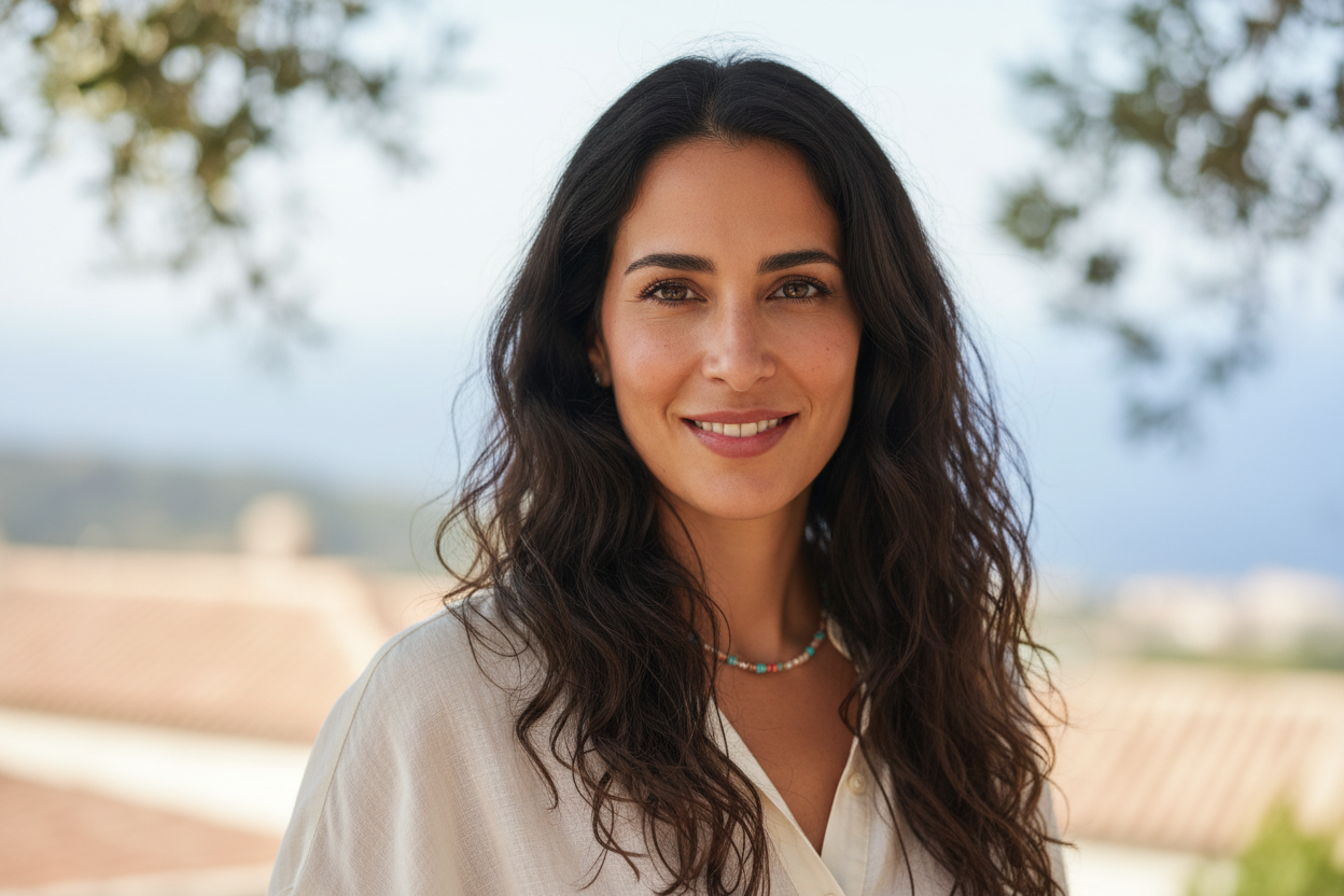 une photo naruelle dune femme méditéraneene 
